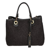 Borsa a mano da donna Paglia & Pelle MYB-05167-SS-12+D28 NERO My Best Bag