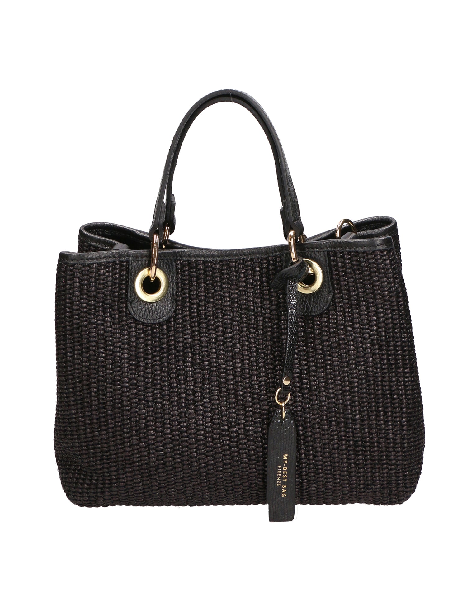 Borsa a mano da donna Paglia & Pelle MYB-05167-SS-12+D28 NERO My Best Bag