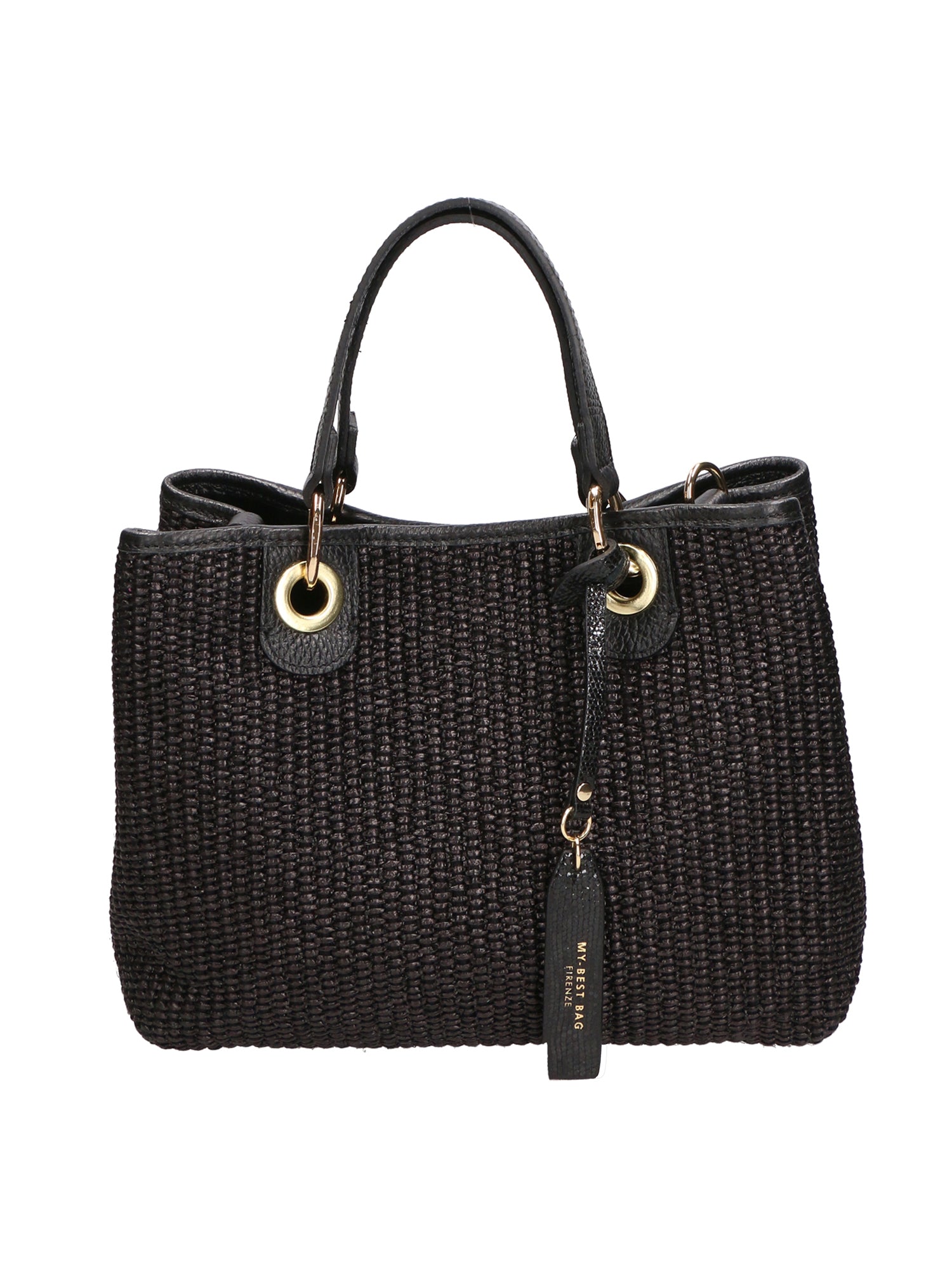 Borsa a mano da donna Paglia & Pelle MYB-05167-SS-12+D28 NERO My Best Bag
