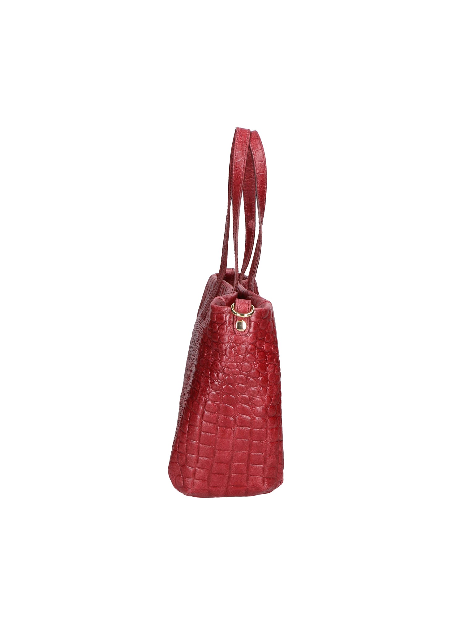 Lorella Borsa a spalla da donna Vera pelle croco 06499-037 BORDO Gave Lux