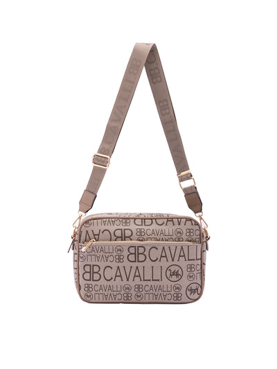 Borsa a tracolla da donna Ecopelle BC1416-KHAKI