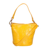 Borsa a spalla da donna Vera pelle MYB-7020-SS-C04 GIALLO My Best Bag