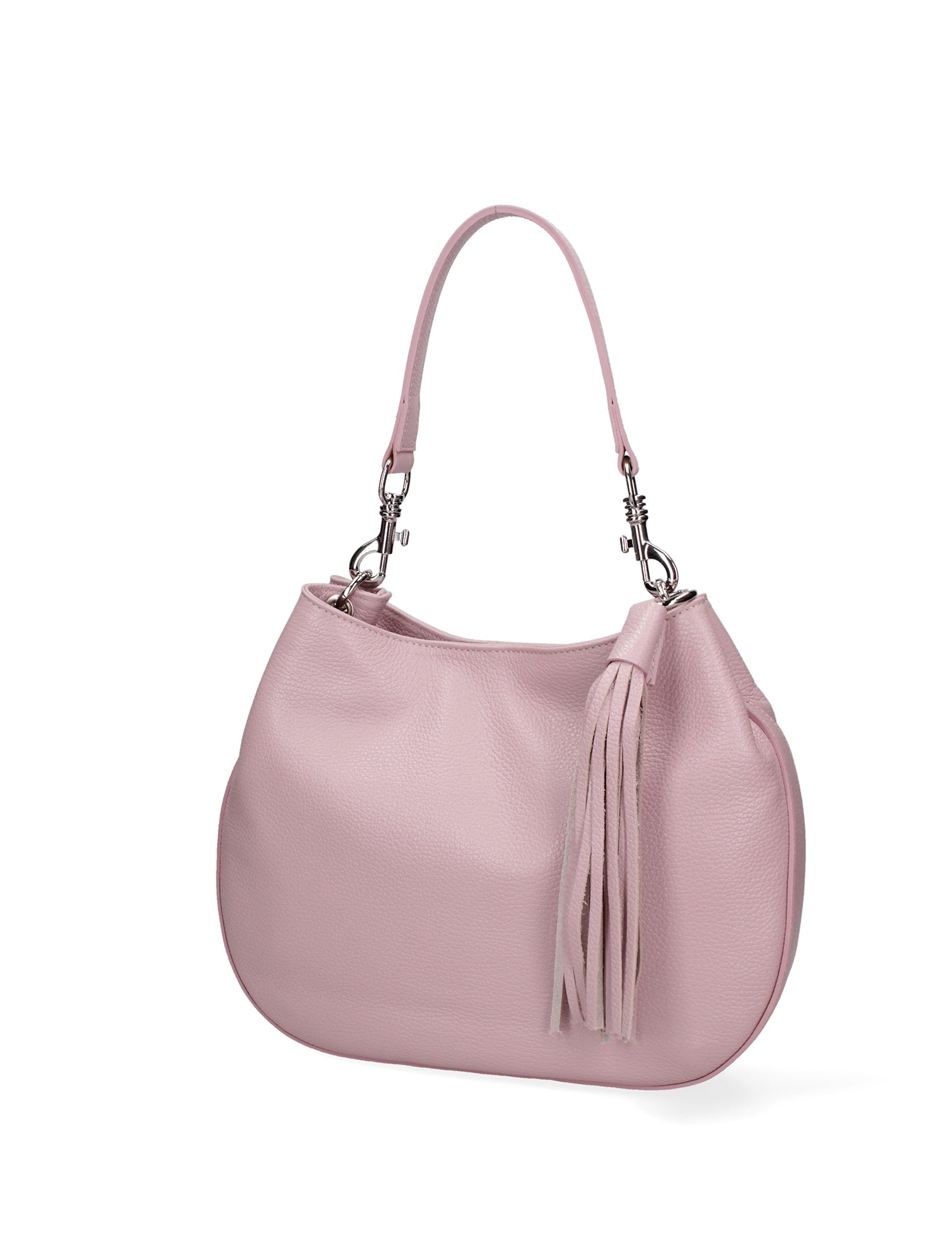 Borsa a spalla da donna Vera pelle 07316-D56 PINK Roberta Rossi