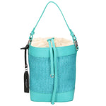 Borsa a secchiello da donna Misto pelle e tessuto MYB-05165-SS-179+S31 TIFFANY My Best Bag