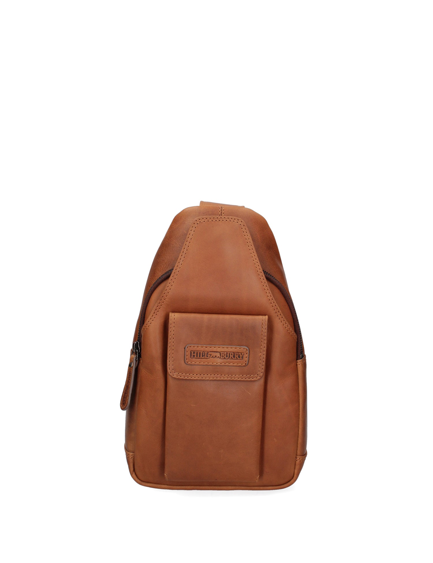 Marsupio uomo in vera pelle Casual HILB-15155-CUOIO Hill Burry
