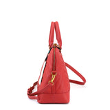 Borsa a mano da donna 100% pelle vegana PU GGB016RED Gabriella G Firenze