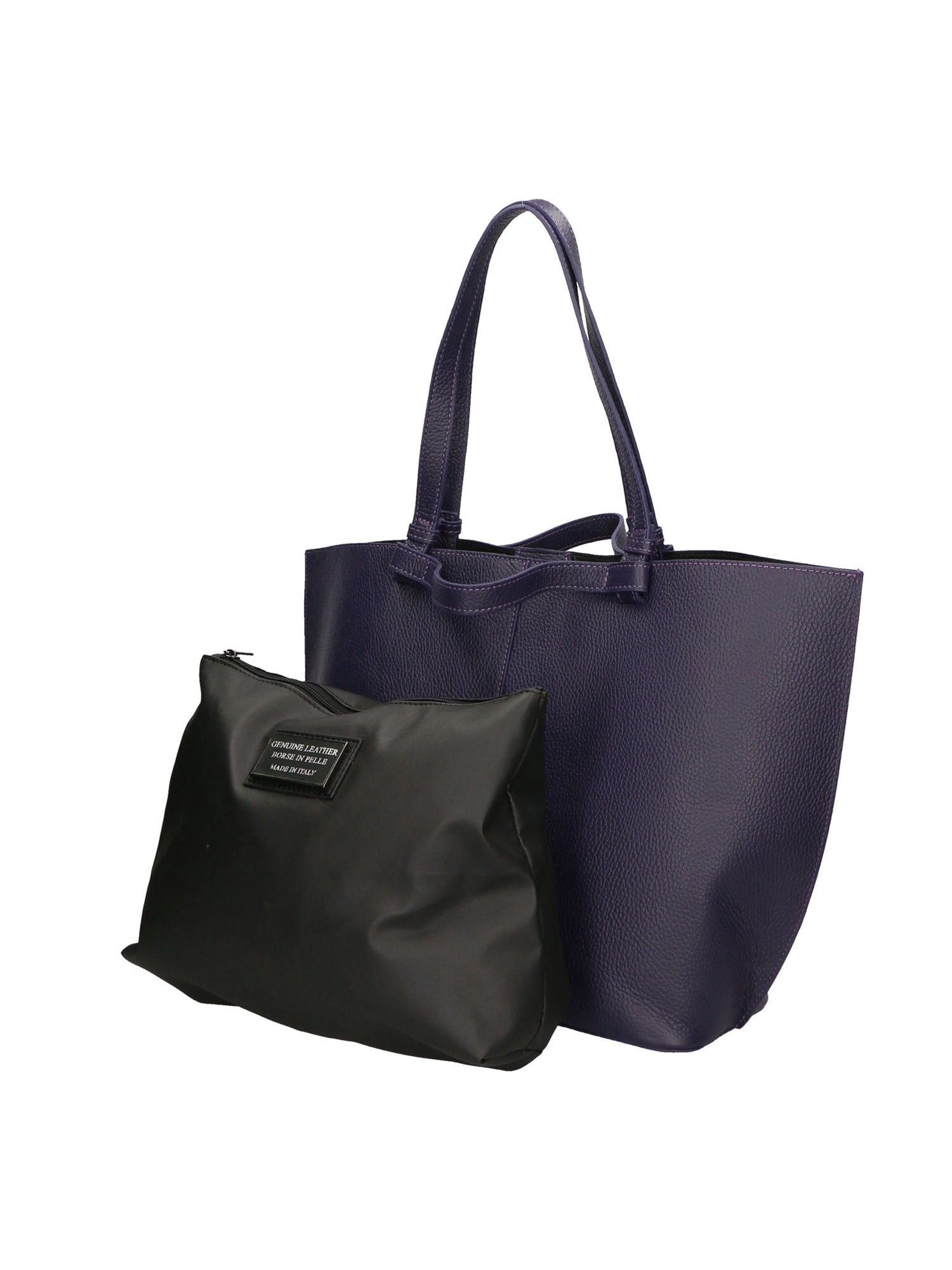 Beata Borsa a spalla da donna Vera pelle 05779-D25 VIOLA SCURO Gave Lux