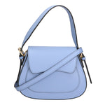 Giulia Borsa a spalla da donna Vera pelle 05958-L220 AZZURRO Gave Lux