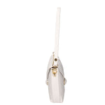 Solara Elite Borsa a tracolla donna Vera pelle B17206-BIANCO Braccialini