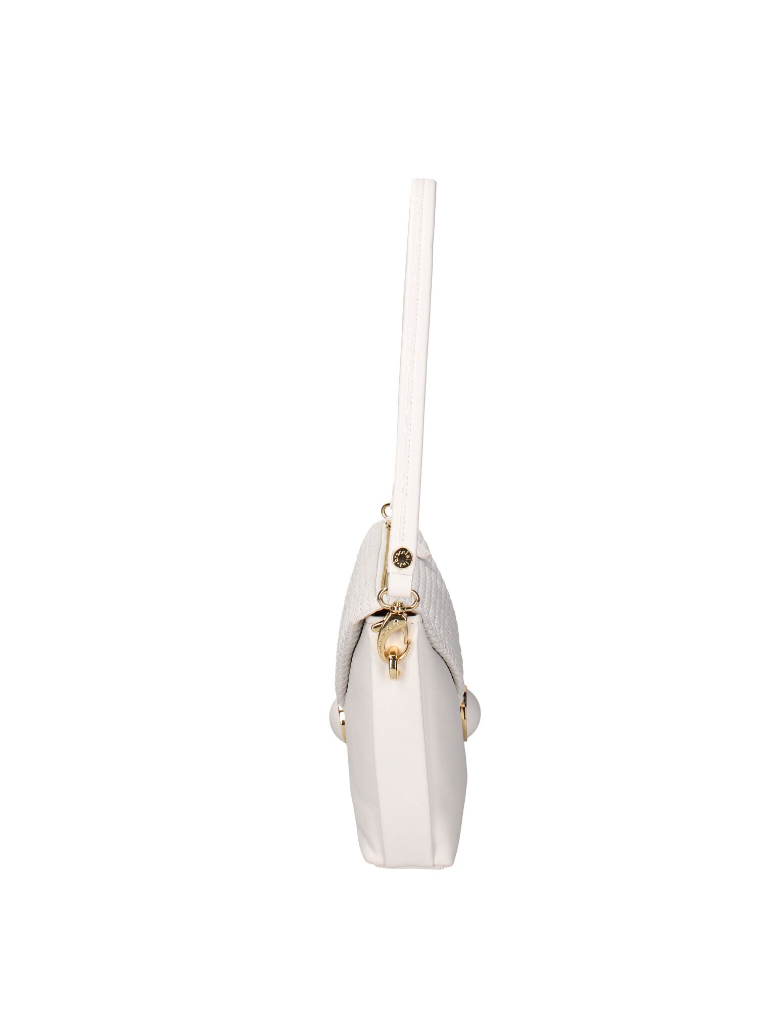 Solara Elite Borsa a tracolla donna Vera pelle B17206-BIANCO Braccialini