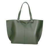 Beata Borsa a spalla da donna Vera pelle 05779-D14 VERDE SCURO Gave Lux