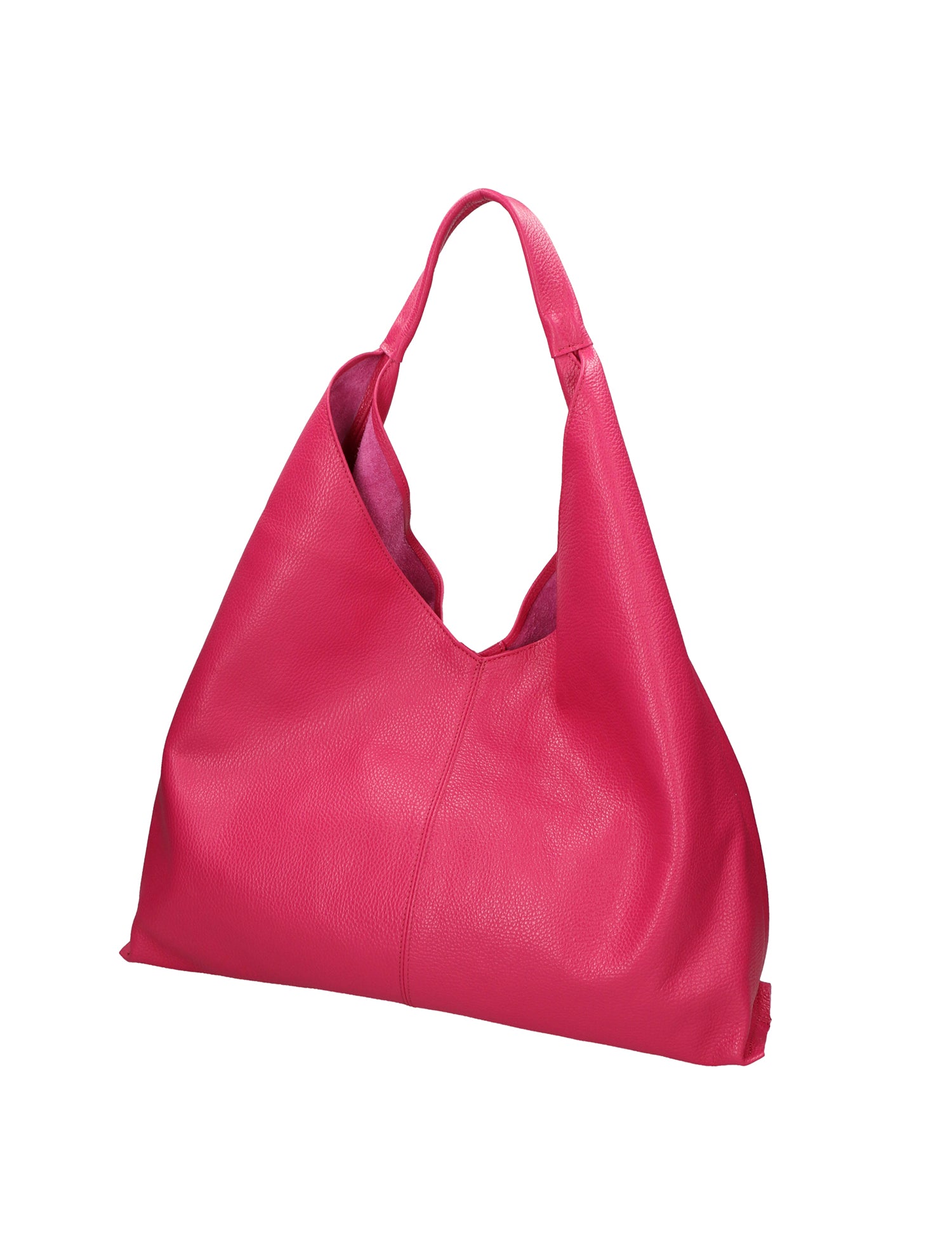 Ginger Borsa a spalla da donna Vera pelle 05788-D02 FUXIA Gave Lux
