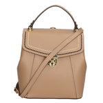 Giuditta Borsa a mano da donna 100% pelle 05937-L110 TAUPE CHIARO Gave Lux