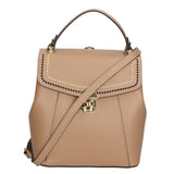 Giuditta Borsa a mano da donna 100% pelle 05937-L110 TAUPE CHIARO Gave Lux