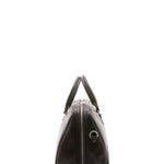 Borsa da viaggio unisex in vera pelle 100% cotone 4040-NERO Alessia Firenze