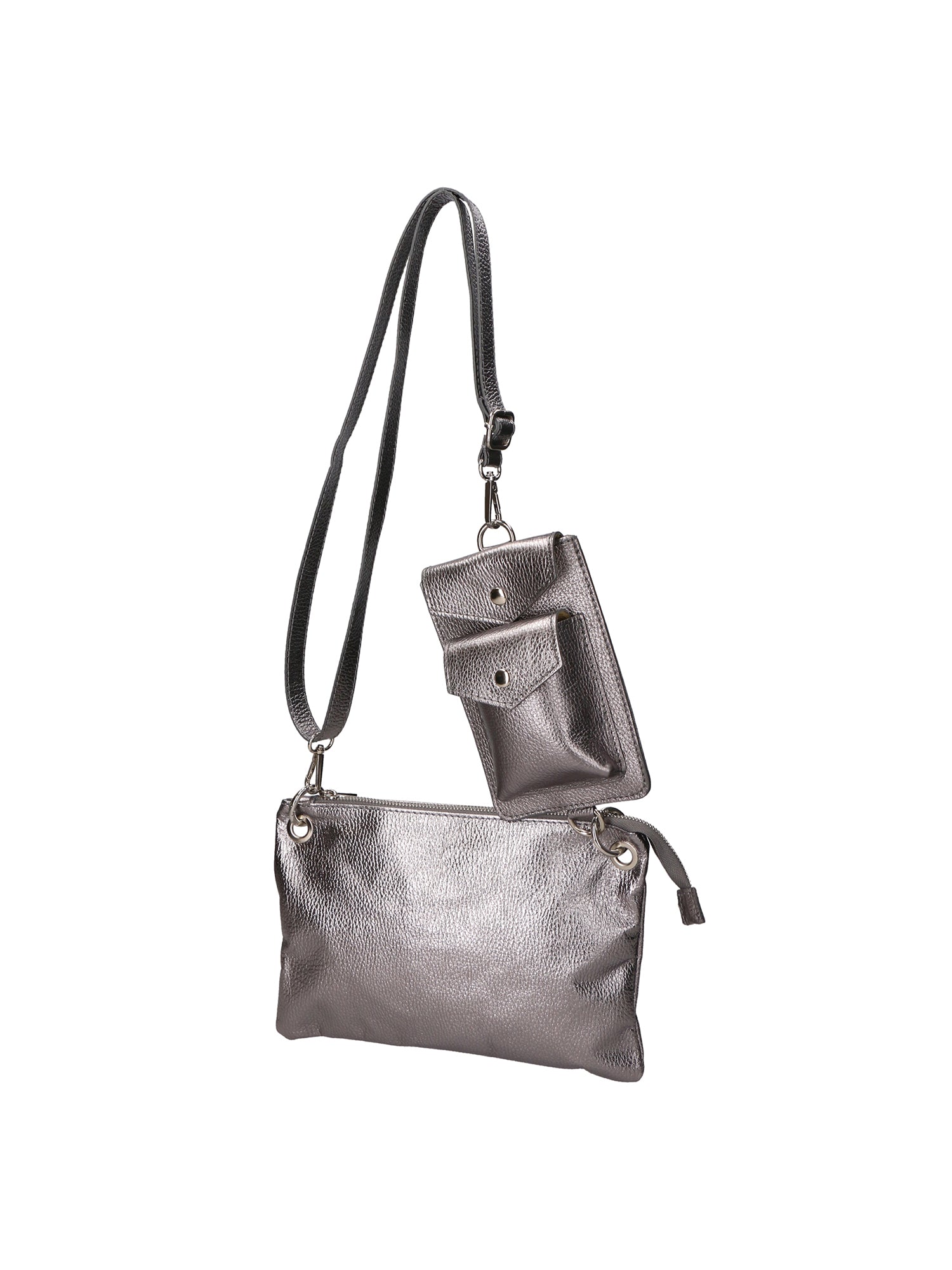 Ifigenia Borsa a tracolla da donna Vera pelle 05932-DL3 FERRO Gave Lux