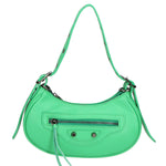 Galatea Borsa a spalla da donna Vera pelle 05708-D100 VERDE Gave Lux