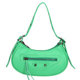 Galatea Borsa a spalla da donna Vera pelle 05708-D100 VERDE Gave Lux