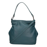 Bea Borsa a spalla da donna 100% pelle 05710-D33 PETROLIO Gave Lux