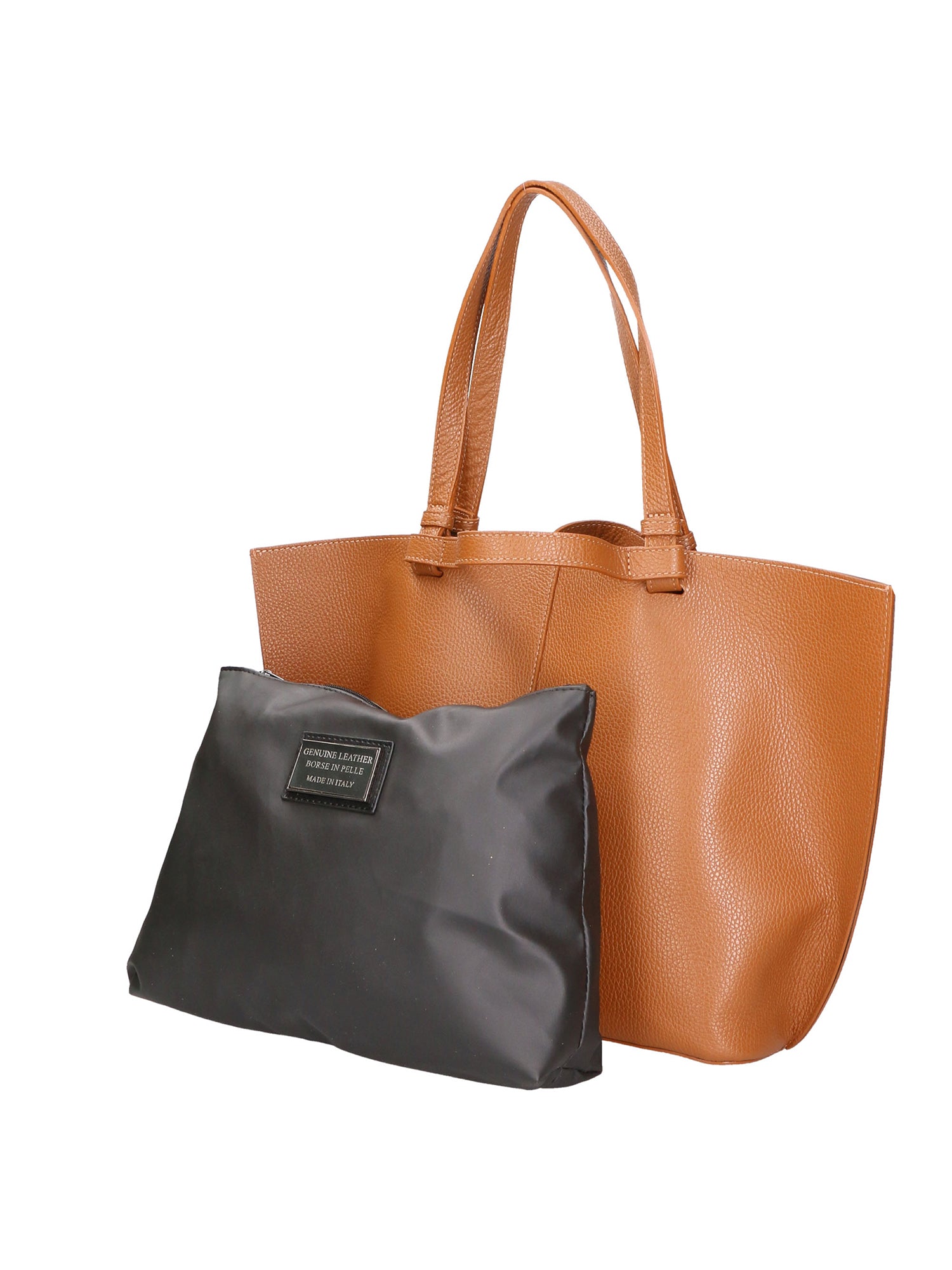 Beata Borsa a spalla da donna Vera pelle 05779-D17 CUOIO SCURO Gave Lux