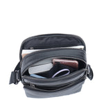 Borsa a tracolla uomo vera pelle Casual BC1485-BLACK B Cavalli