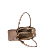 Jordana women's handbag in genuine leather, made in Italy, 35x25.5x15 cm