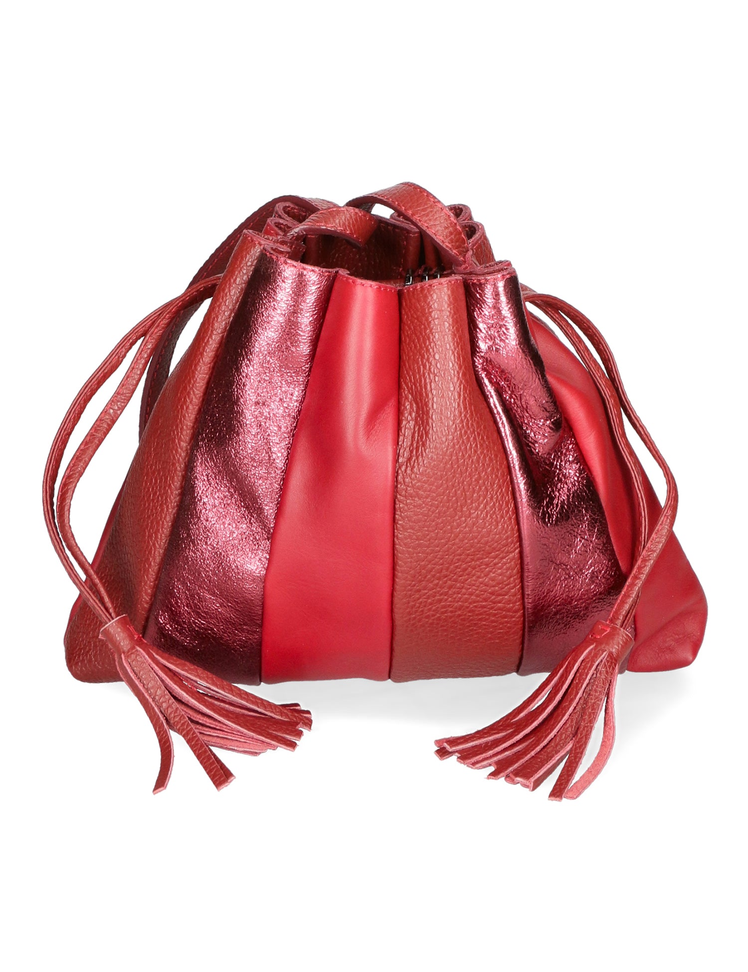 Elysia Borsa a spalla da donna Vera pelle 552043-ROSSO RED Gave Lux