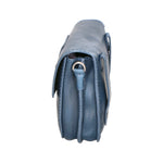 Borsa a tracolla da uomo 100% vera pelle HILB-3279WH-BLU Hill Burry