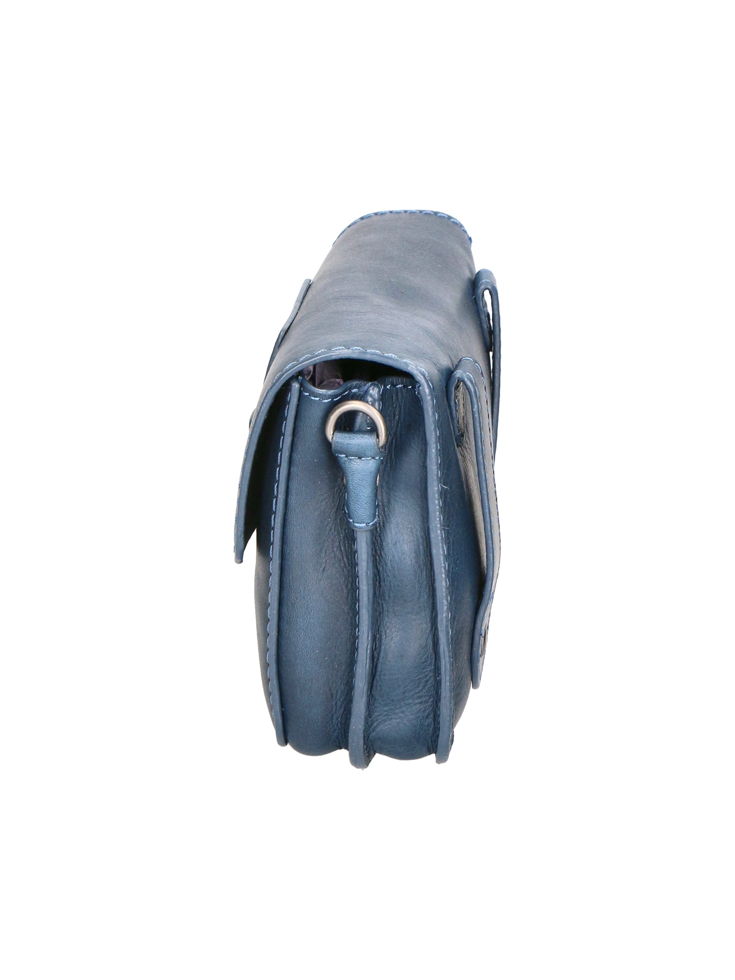 Borsa a tracolla da uomo 100% vera pelle HILB-3279WH-BLU Hill Burry