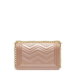 Borsa a mano da donna 100% Pvc FLAT M MANHATTAN-TERRA + LIGHT GOLD Marc Ellis