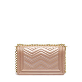 Borsa a mano da donna 100% Pvc FLAT M MANHATTAN-TERRA + LIGHT GOLD Marc Ellis