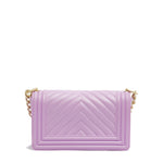 Borsa a mano da donna 100% Pvc FLAT S-ORCHID BOUQUET + OFF GOLD Marc Ellis