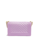 Borsa a mano da donna 100% Pvc FLAT S-ORCHID BOUQUET + OFF GOLD Marc Ellis
