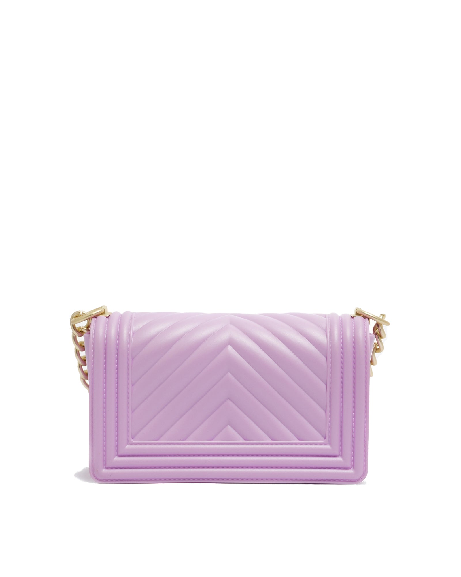 Borsa a mano da donna 100% Pvc FLAT S-ORCHID BOUQUET + OFF GOLD Marc Ellis