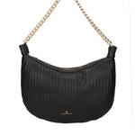 Zelia Nova Borsa a spalla da donna Vera pelle 03818-S28 NERO ORO Chiara Ferretti