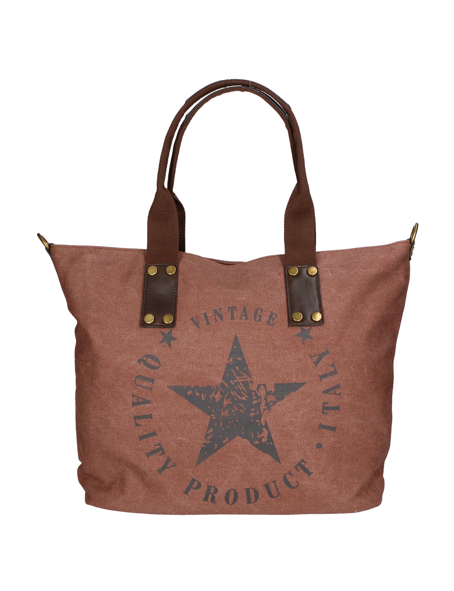 Sabrina Borsa a mano da donna 100% poliestere 8152-COFFEE Gave Lux