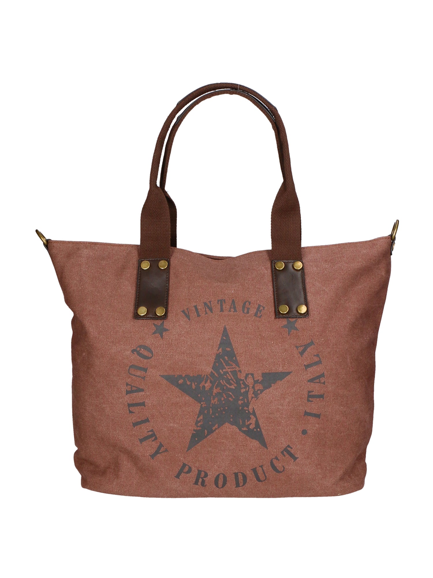 Sabrina Borsa a mano da donna 100% poliestere 8152-COFFEE Gave Lux