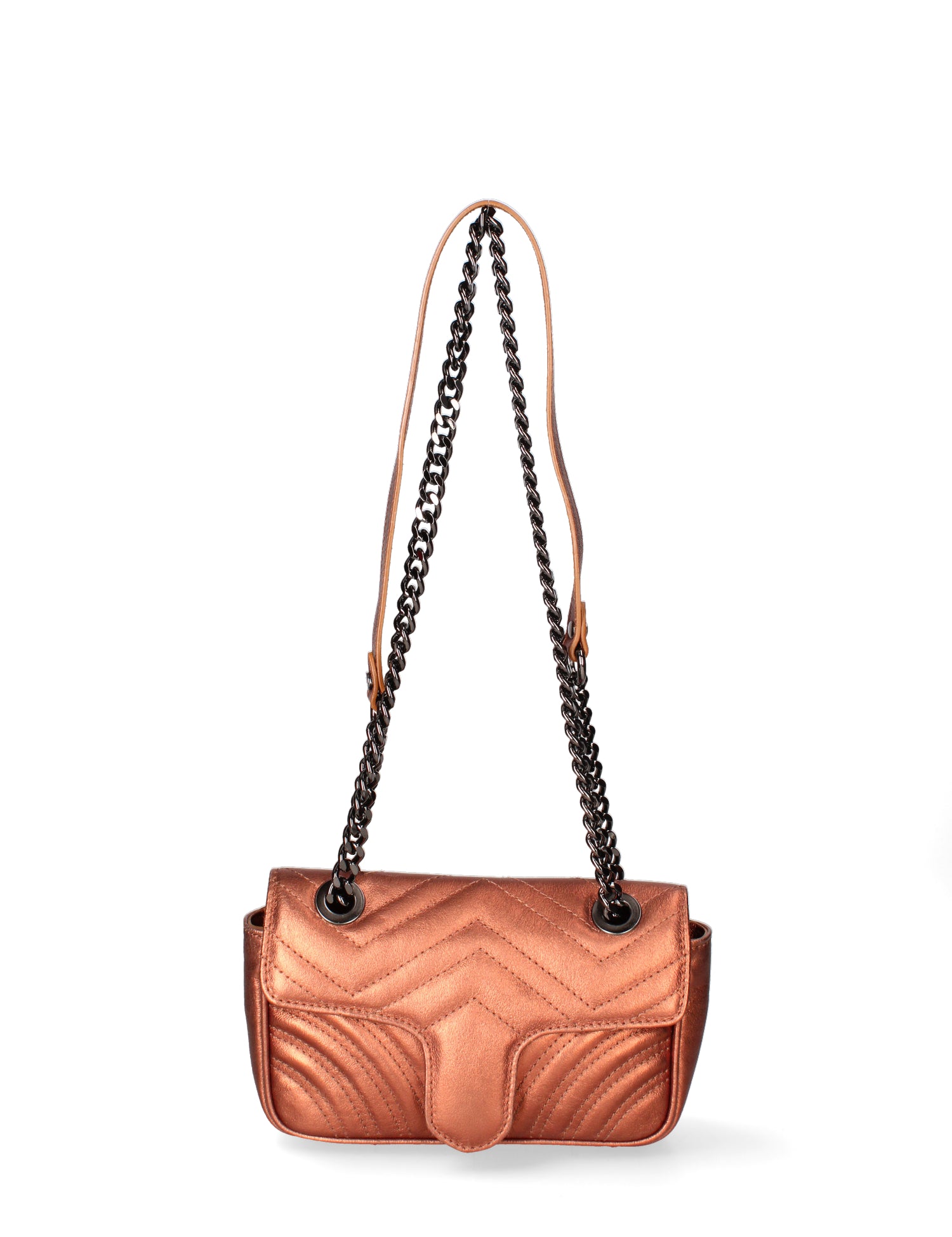 Soleada Borsa a tracolla da donna Vera pelle 8918-FUCSIA Gave Lux