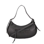 Loredana Borsa a spalla da donna Vera pelle 06548-NERO Gave Lux
