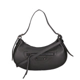 Loredana Borsa a spalla da donna Vera pelle 06548-NERO Gave Lux