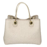 Borsa a mano da donna Paglia & Pelle MYB-05167-SS-148+D37 LATTE My Best Bag