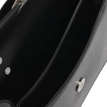 Borsa a mano da donna 100% Pvc FLAT EAR-BLACK + BRUSH SILVER Marc Ellis