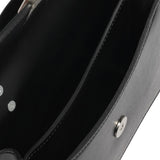 Borsa a mano da donna 100% Pvc FLAT EAR-BLACK + BRUSH SILVER Marc Ellis