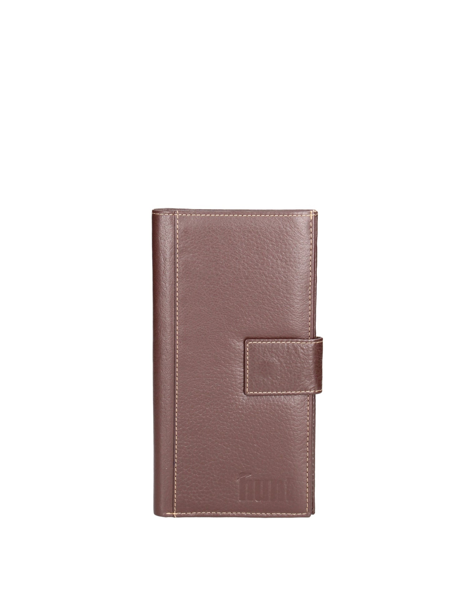 Aethel T000691-CASTAGNA Portafoglio unisex in vera pelle Gave Lux
