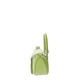 Mae Borsa a mano da donna Vera pelle 07142-D12 VERDE Viola Castellani