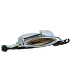Aisha 04733-D92 CELESTE HEAVENLY Marsupio da donna in vera pelle + canvas Gave Lux