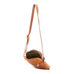 Borsa a tracolla uomo vera pelle Made in Italy 4313-MIELE Alessia Firenze