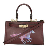 Noel Borsa a mano da donna Vera pelle 04265-D54 BORDO SCURO DARK BORDEAUX Gave Lux