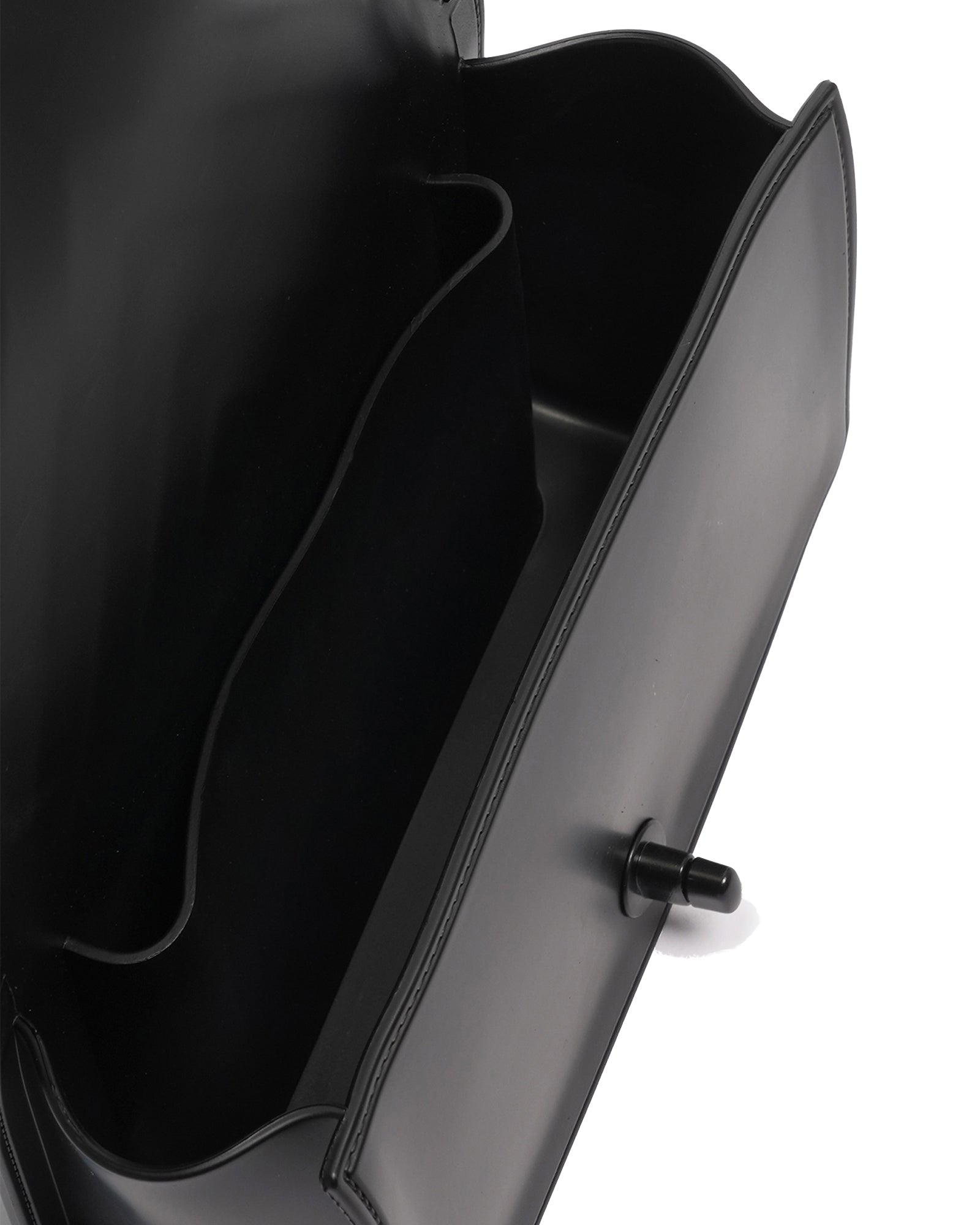 Borsa a mano da donna 100% Pvc FLAT S-BLACK Marc Ellis