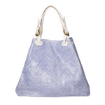Crystalline Chic Borsa a spalla da donna Vera pelle 03631-032 CIELO Chiara Ferretti